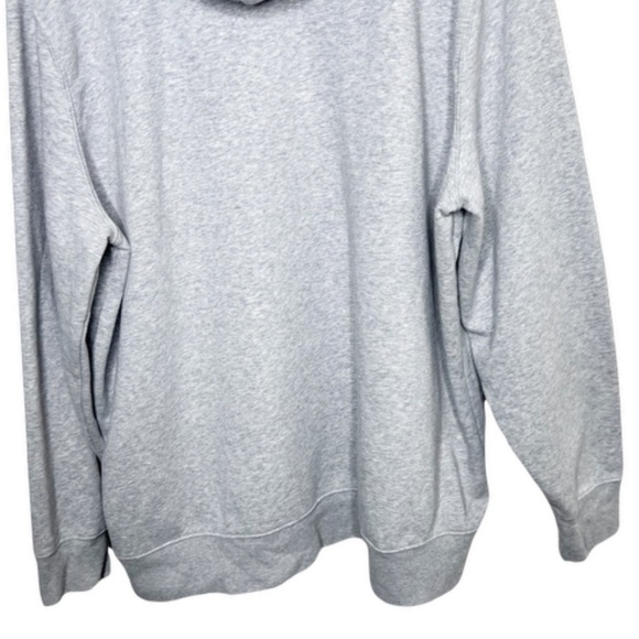 Levi's Unisex Logo Standard Heather Grey Oversized Hoodie Pullover Sweatshirt - Picture 9 of 16